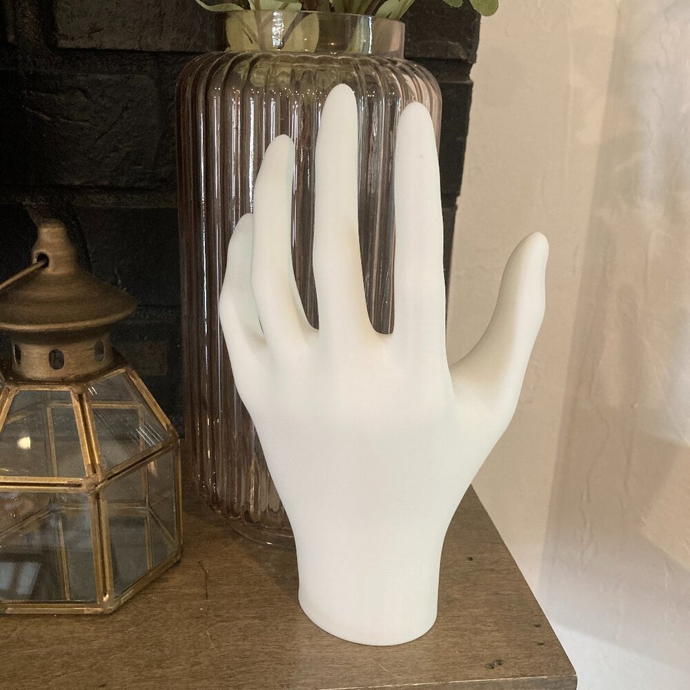 Marble Appearance Mannequin Hand Jewelry Display